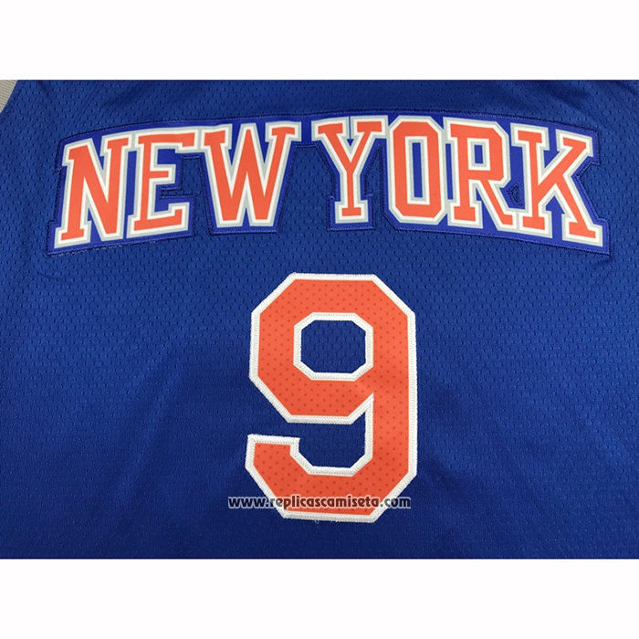 Camiseta New York Knicks RJ Barrett #9 Icon 2020-21 Azul